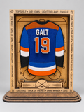 Personalized Hockey Mini Jersey Display
