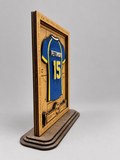 Personalized Soccer Mini Jersey Display