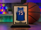 Personalized Basketball Mini Jersey Display