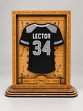 Personalized Football Mini Jersey Display