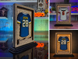 Personalized Football Mini Jersey Display