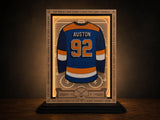 Personalized Hockey Mini Jersey Display