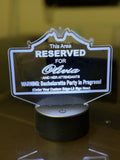 Custom Edge‑Lit Acrylic Sign – Personalized LED Display for Events, Rooms & More