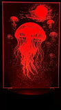 Jellyfish Drift Acrylic Lamp – Cosmic Calm Beneath the Wave