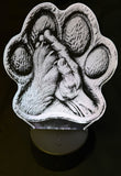 Hand and Paw Edge-Lit Acrylic Lamp – A Glowing Symbol of Loyalty and Love