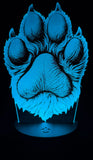 Paw Print Edge-Lit Acrylic Lamp – A Glowing Tribute to Furry Companions