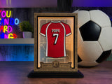 Personalized Soccer Mini Jersey Display