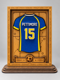 Personalized Soccer Mini Jersey Display