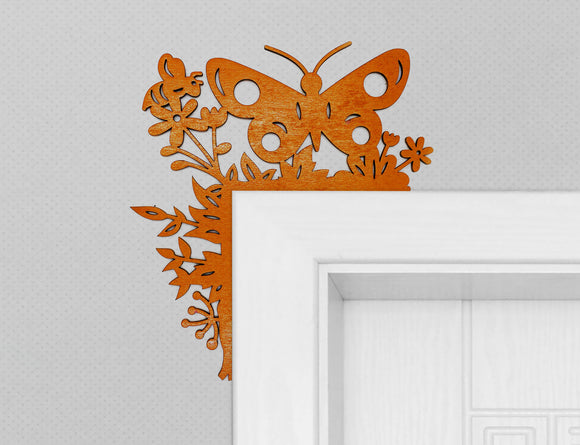 Butterfly and Bee Door/Trim Corner