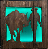 Cowgirl and Horse Lightbox