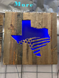 Texas w/Flag Lightbox